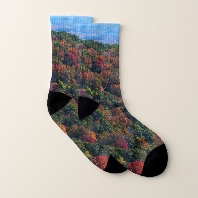 Appalachian Mountains in Fall Socks (Pair)