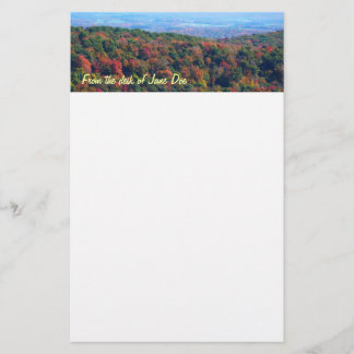 Appalachian Mountains in Fall Stationery