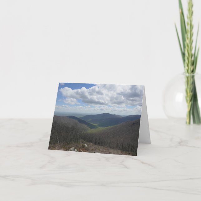 Appalachian Mountains in Spring Card (Front)