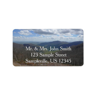 Appalachian Mountains in Spring Label
