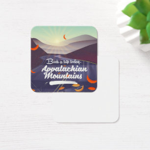 Appalachian Mountains vintage travel poster