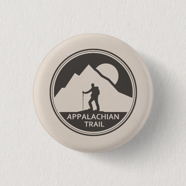 Appalachian Trail 3 Cm Round Badge (Front)