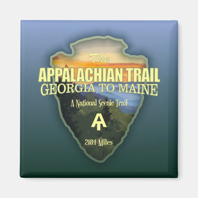Appalachian Trail (arrowhead) Magnet (Front)
