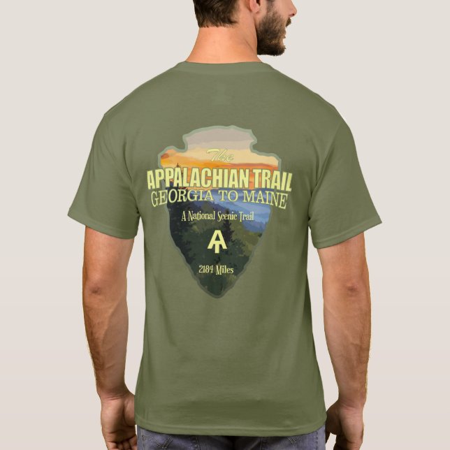 Appalachian Trail (arrowhead) T-Shirt (Back)