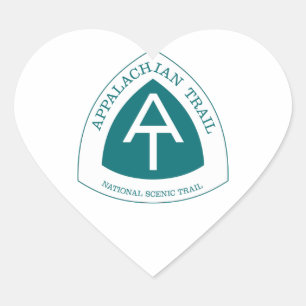 Appalachian Trail Heart Sticker