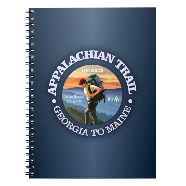Appalachian Trail (Hiker C) Spiral Notebook (Front)
