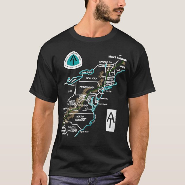 Appalachian Trail Hiking T-Shirt (Front)