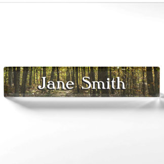 Appalachian Trail in October at Shenandoah Nameplate