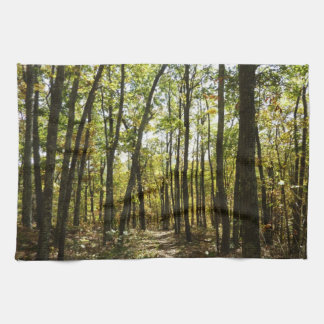 Appalachian Trail in October at Shenandoah Tea Towel
