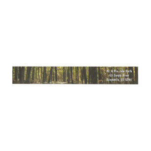 Appalachian Trail in October at Shenandoah Wrap Around Label