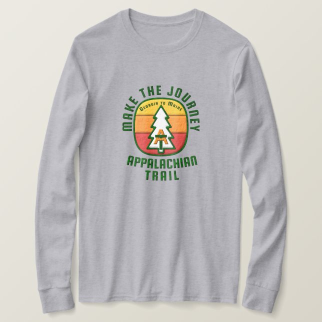 Appalachian Trail Make The Journey T-Shirt (Design Front)