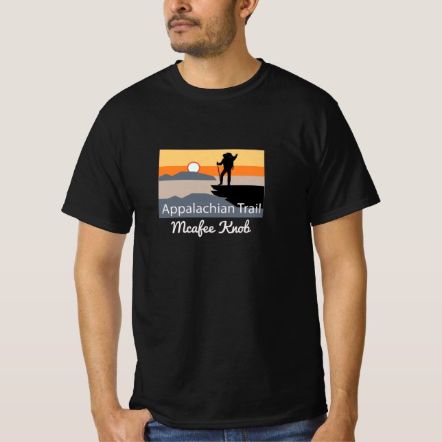 Appalachian Trail  mcafee knob Vintage Retro T-Shirt (Front)