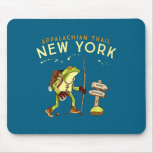 Appalachian Trail New York Hiking Frog _1  Mouse Pad