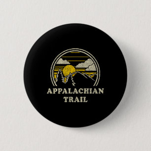 Appalachian Trail T Shirt Vintage Hiking Mountains 6 Cm Round Badge