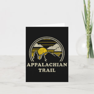 Appalachian Trail T Shirt Vintage Hiking Mountains Card