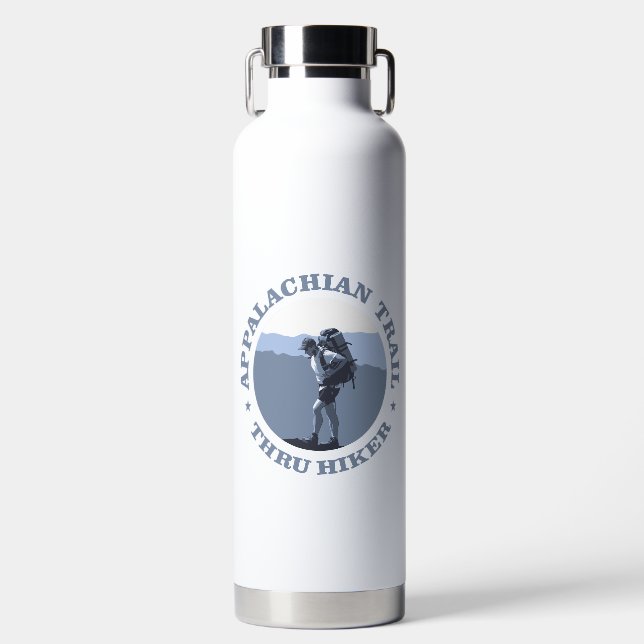 Appalachian Trail -Thru Hiker Apparel  Water Bottle (Front)