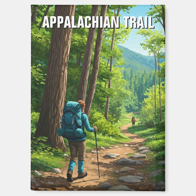 Appalachian Trail Travel Magnet (Front)