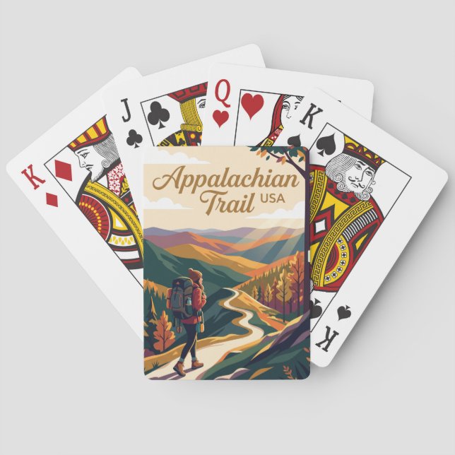 Appalachian Trail USA Playing Cards (Back)