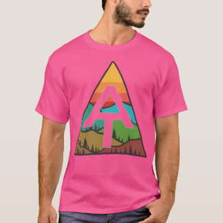 Appalachian Trail Vintage Mountains With Sunset Ar T-Shirt