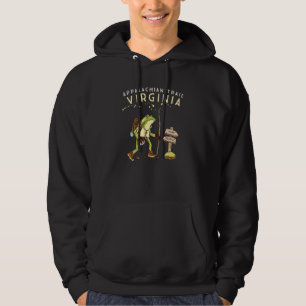 Appalachian Trail Virginia Hiking Frog Hoodie