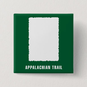 Appalachian Trail White Blaze 15 Cm Square Badge