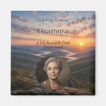 Appalachian Vista Personalised Memorial Photo