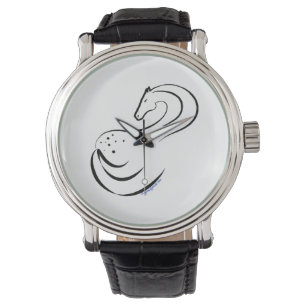 Appaloosa artwork on watch face