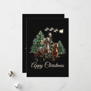 Appaloosa Christmas Holiday Card