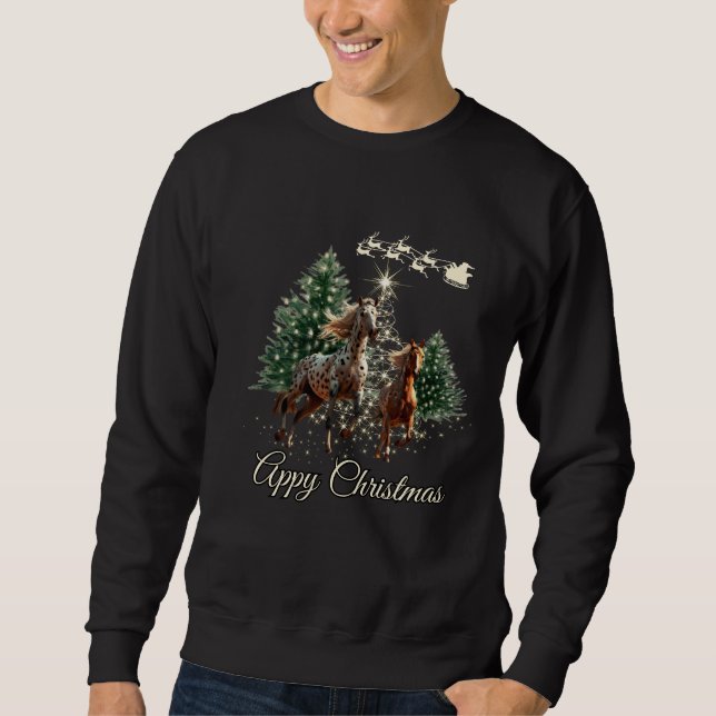 Appaloosa Christmas Sweatshirt (Front)