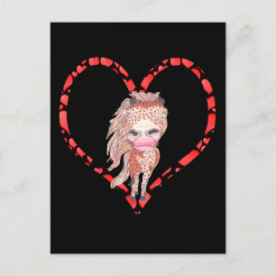 APPALOOSA HEART HOLIDAY POSTCARD