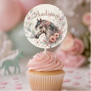 Appaloosa Horse Birthday Classic Round Sticker