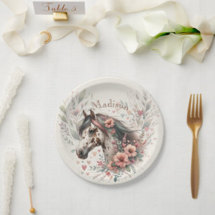 Appaloosa Horse Birthday  Paper Plate