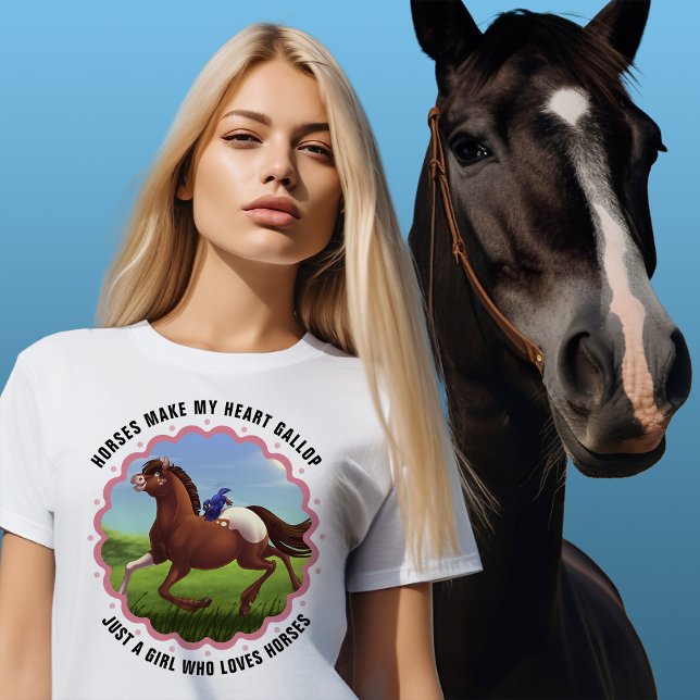 Appaloosa Horse Bluebird Customisable T-Shirt (Creator Uploaded)