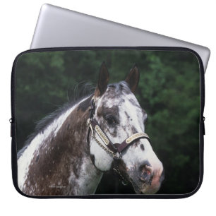 Appaloosa Horse Headshot 2 Laptop Sleeve