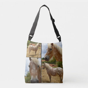 Appaloosa Horse, Photo Collage Crossbody Bag