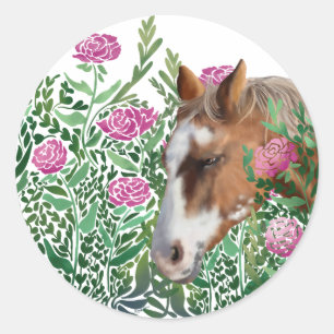 Appaloosa Horse Rose Sticker