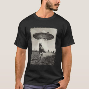 Appaloosa Horse UFO Alien Extraterrestrial Selfie T-Shirt