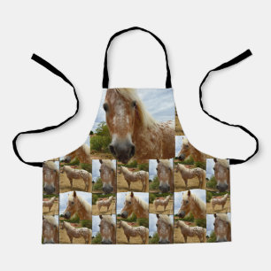 Appaloosa Horses Collage, Kids Full Print Apon Apron