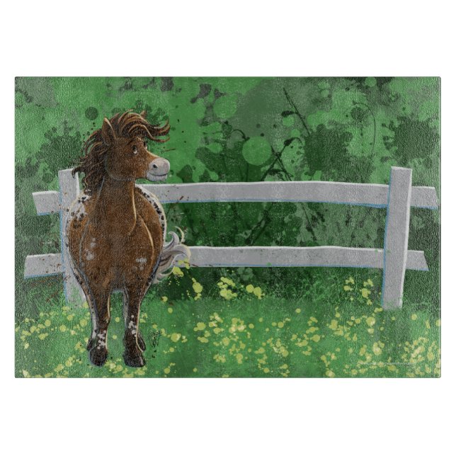 Appaloosa Pony Cutting Board (Front)