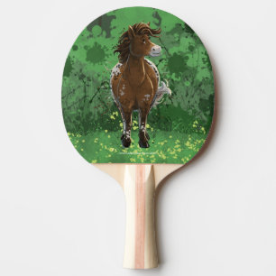 Appaloosa Pony Ping Pong Paddle