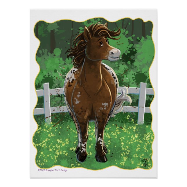 Appaloosa Pony Poster (Front)