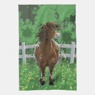 Appaloosa Pony Tea Towel