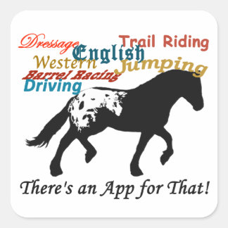 Appaloosa Square Sticker