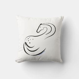 Appaloosa stylised artwork on a pillow