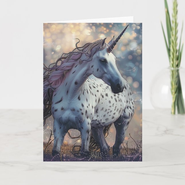 Appaloosa Unicorn Card (Front)