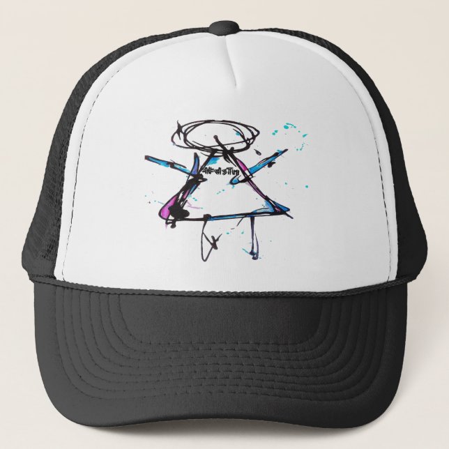 Apparel-Girl design Trucker Hat (Front)