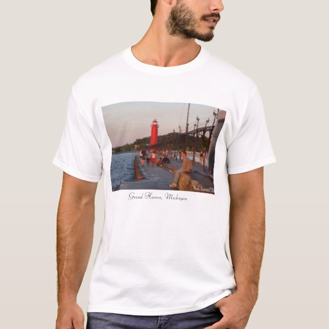 Apparel - Grand Haven, Michigan - Painted T-Shirt (Front)