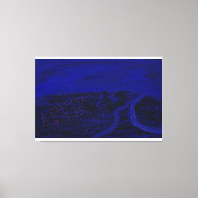 Apparition in the Sea Stretched Canvas Print (Front)