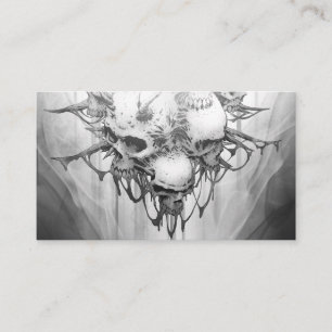 Apparition of Death: Gothic Skull Business Card