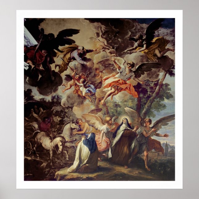 Apparition of St. Joseph to St. Theresa Poster (Front)